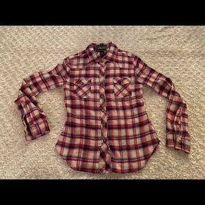 MMXIII Twenty thirteen womens flannel red plaid size XS